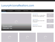 Tablet Screenshot of luxuryarizonarealtors.com